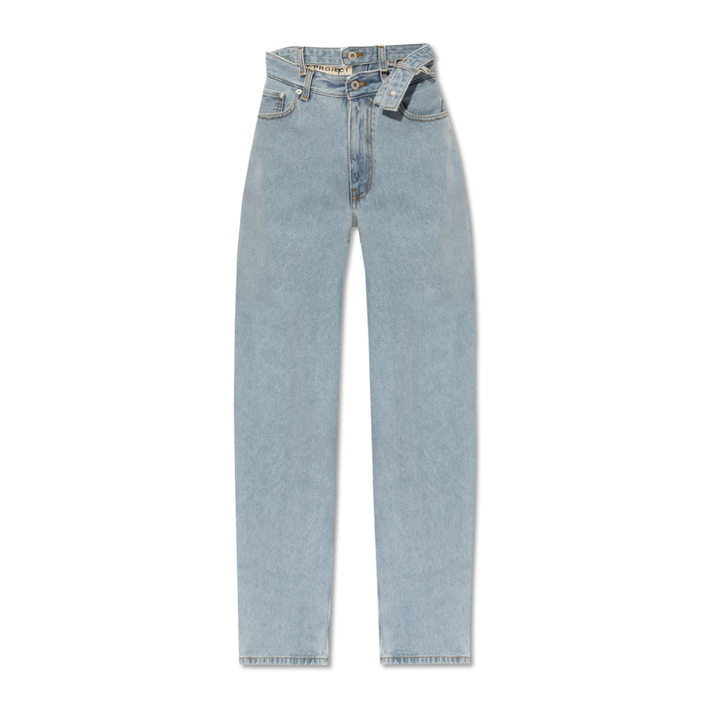 Y Project Jeans met wijde pijpen Blue Dames