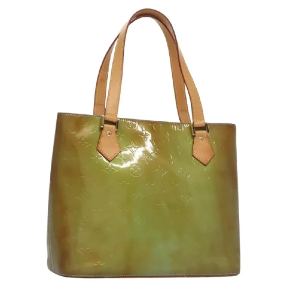 Louis Vuitton Vintage Pre-owned Leather handbags Green Dames