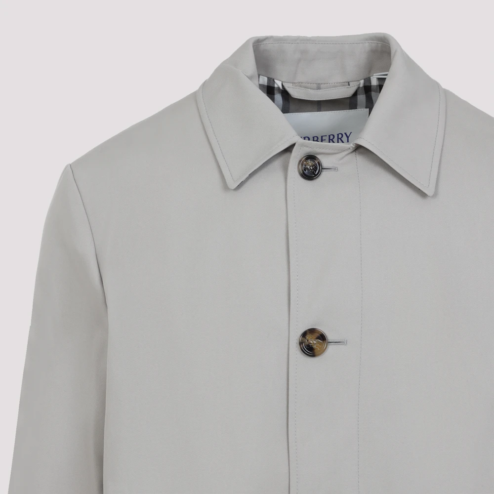 Burberry Heron Trench Coat Gray Heren