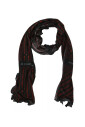 zwart-rood-viscose-gestreepte-sjaal