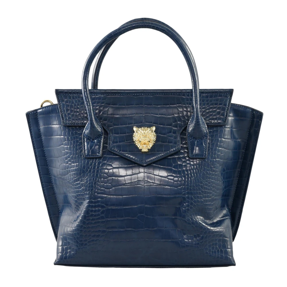 Plein Sport Stijlvolle PU-tas Blue Dames