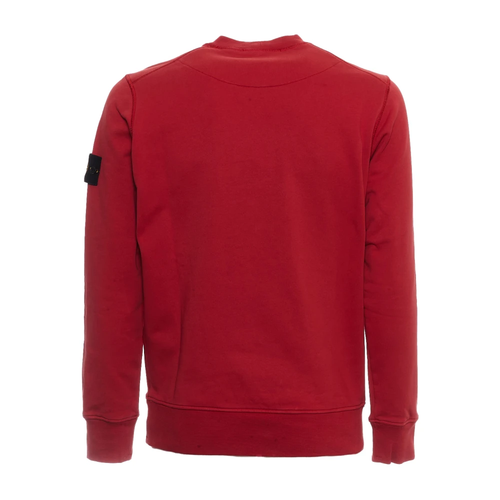 Stone Island Sweatshirts Red Heren