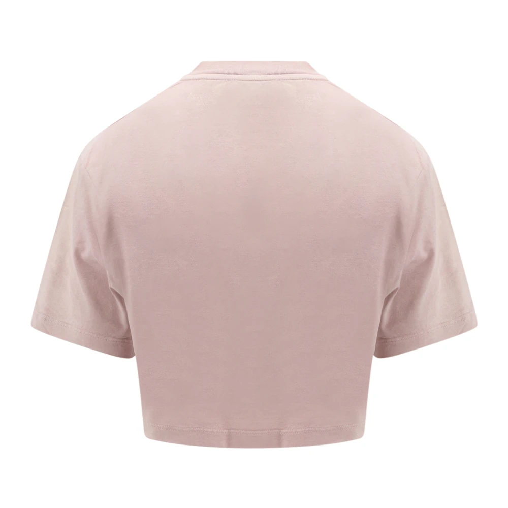 Off White Roze Crew-neck T-shirt Pink Dames