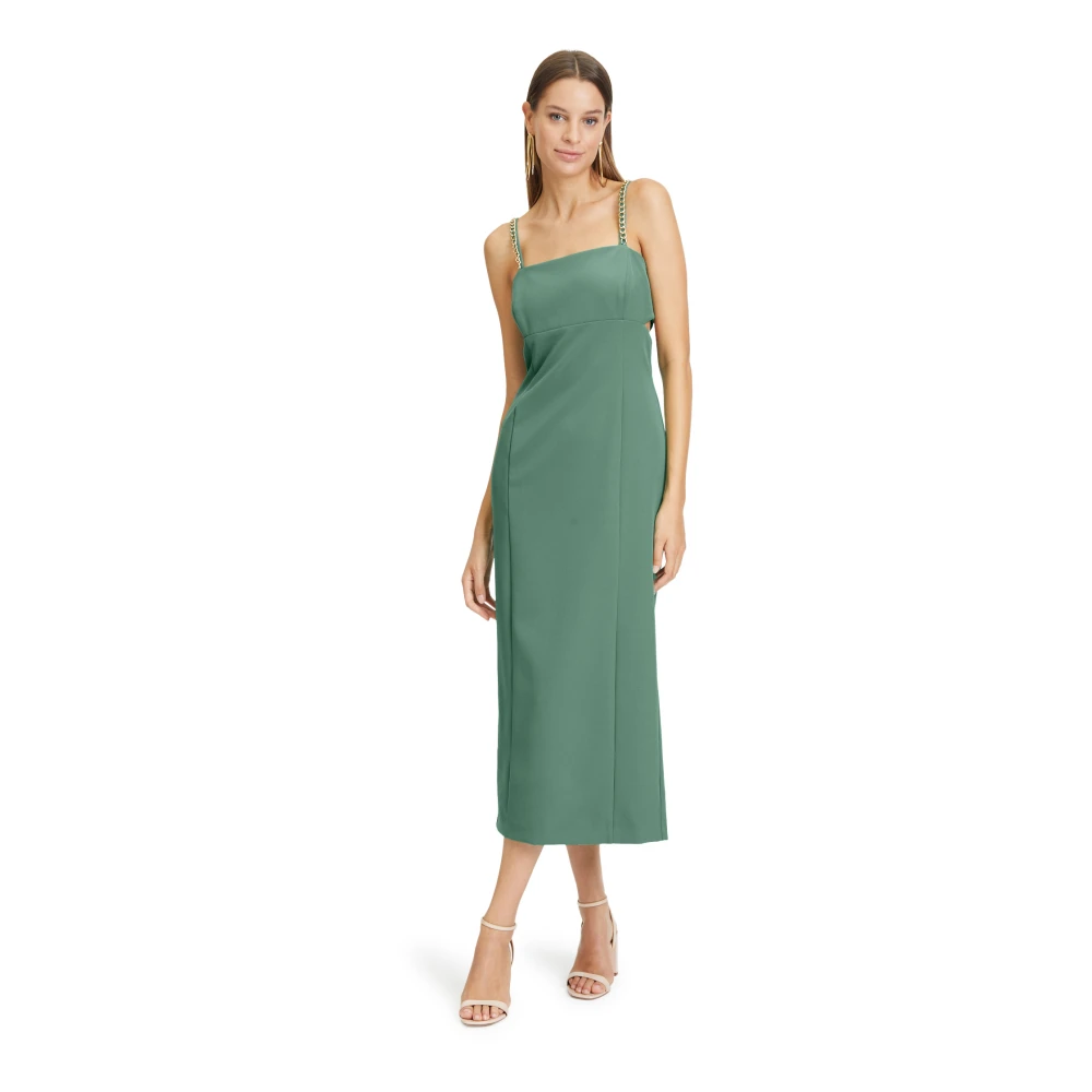 Vera Mont Elegant Cocktailjurk met Cut-Outs Green Dames