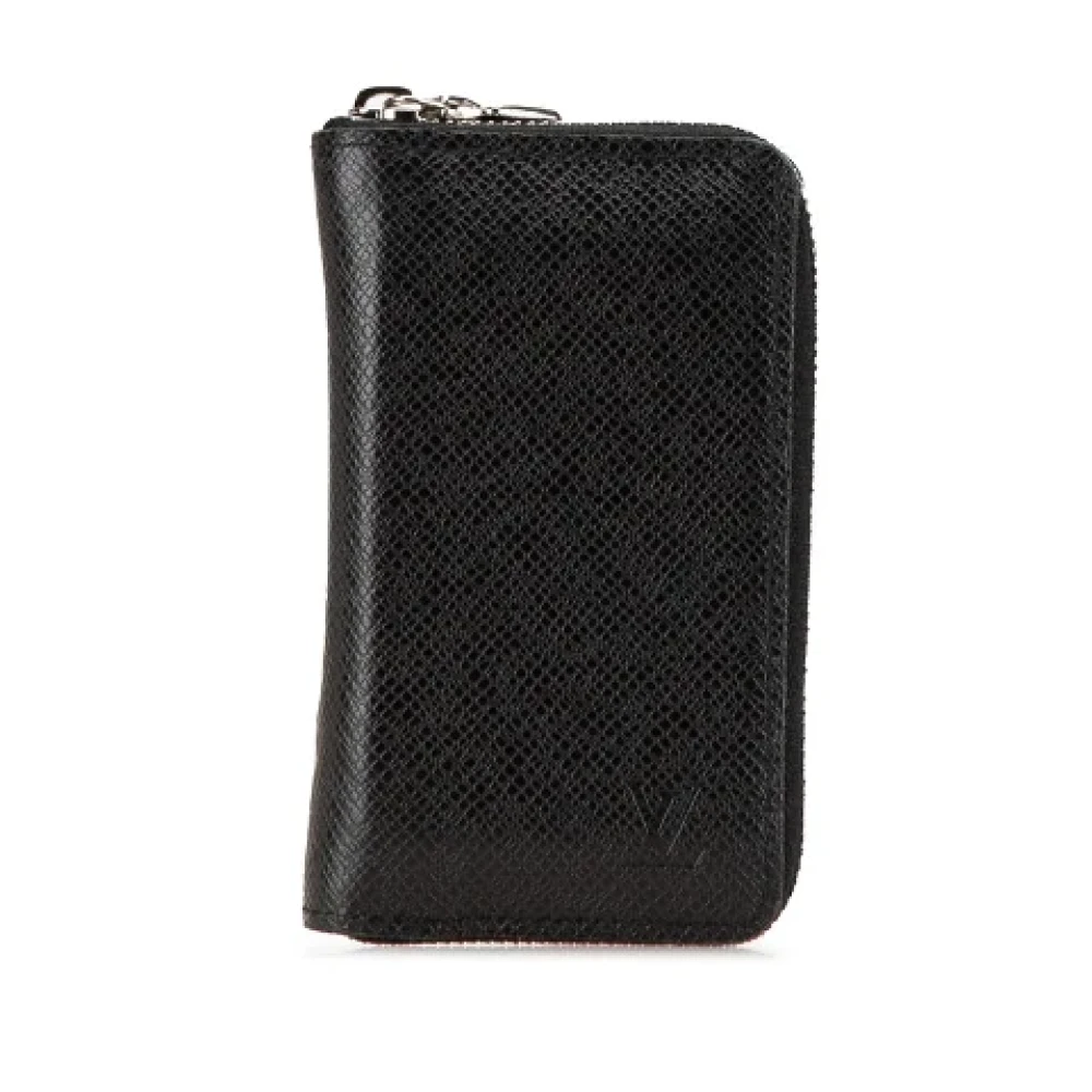 Louis Vuitton Vintage Pre-owned Leather wallets Black Heren