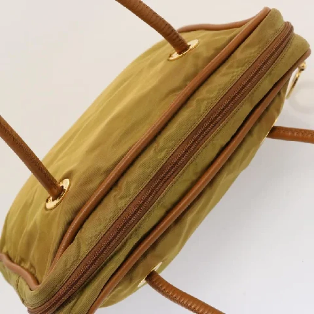 Celine Vintage Pre-owned Nylon celine-bags Brown Dames