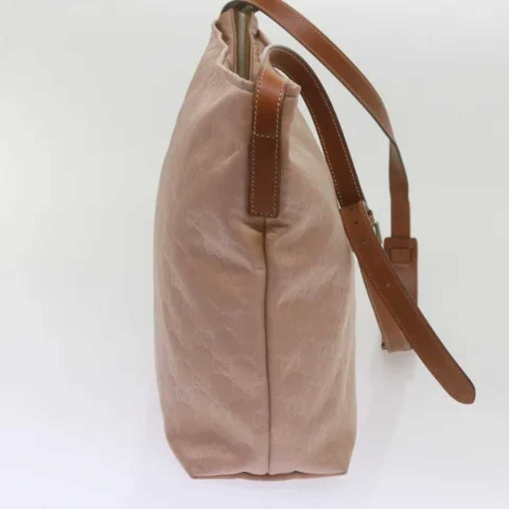 Gucci Vintage Pre-owned Canvas gucci-bags Pink Dames