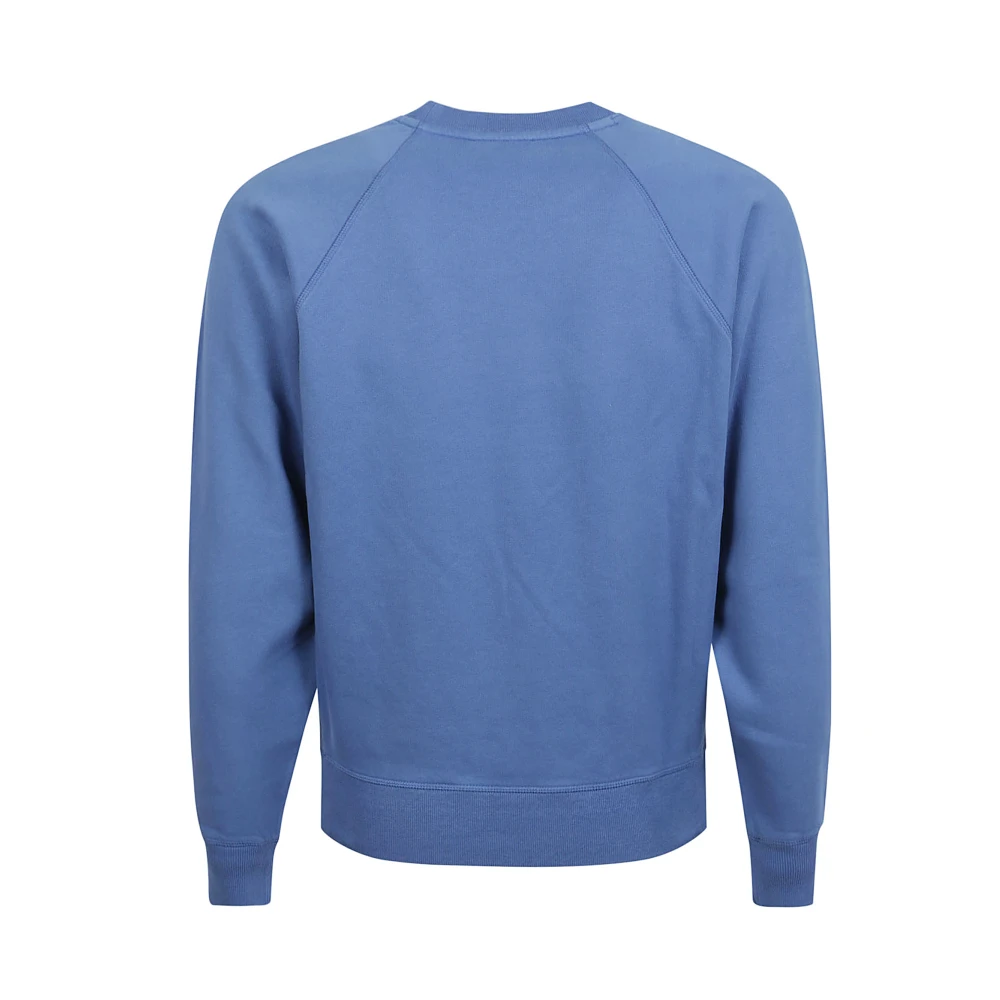 Tom Ford Gebreide Crew Neck Sweaters Blue Heren