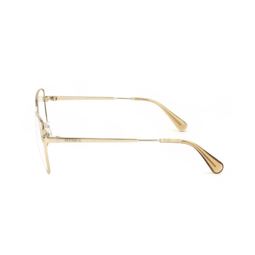 Max & Co Gold Palladium Eyewear Frames Mo5020 Yellow Dames
