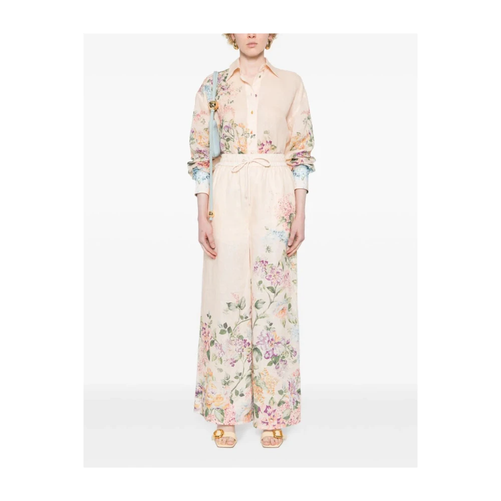 Zimmermann Bloemen Palazzo Broek Multicolor Dames