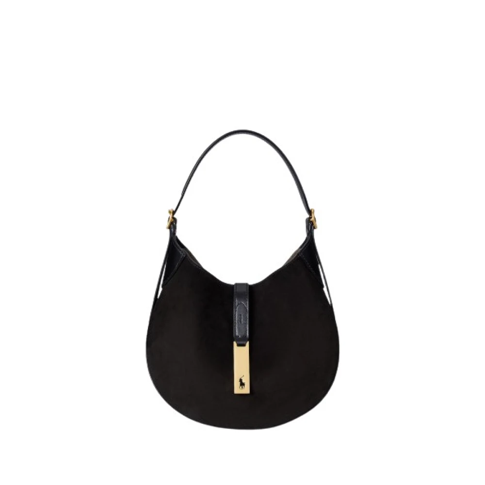 Polo Ralph Lauren Donna Nero Polo Id Saddle Bag