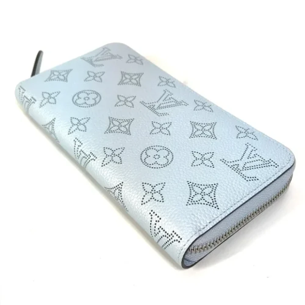 Louis Vuitton Vintage Pre-owned Fabric wallets Blue Dames