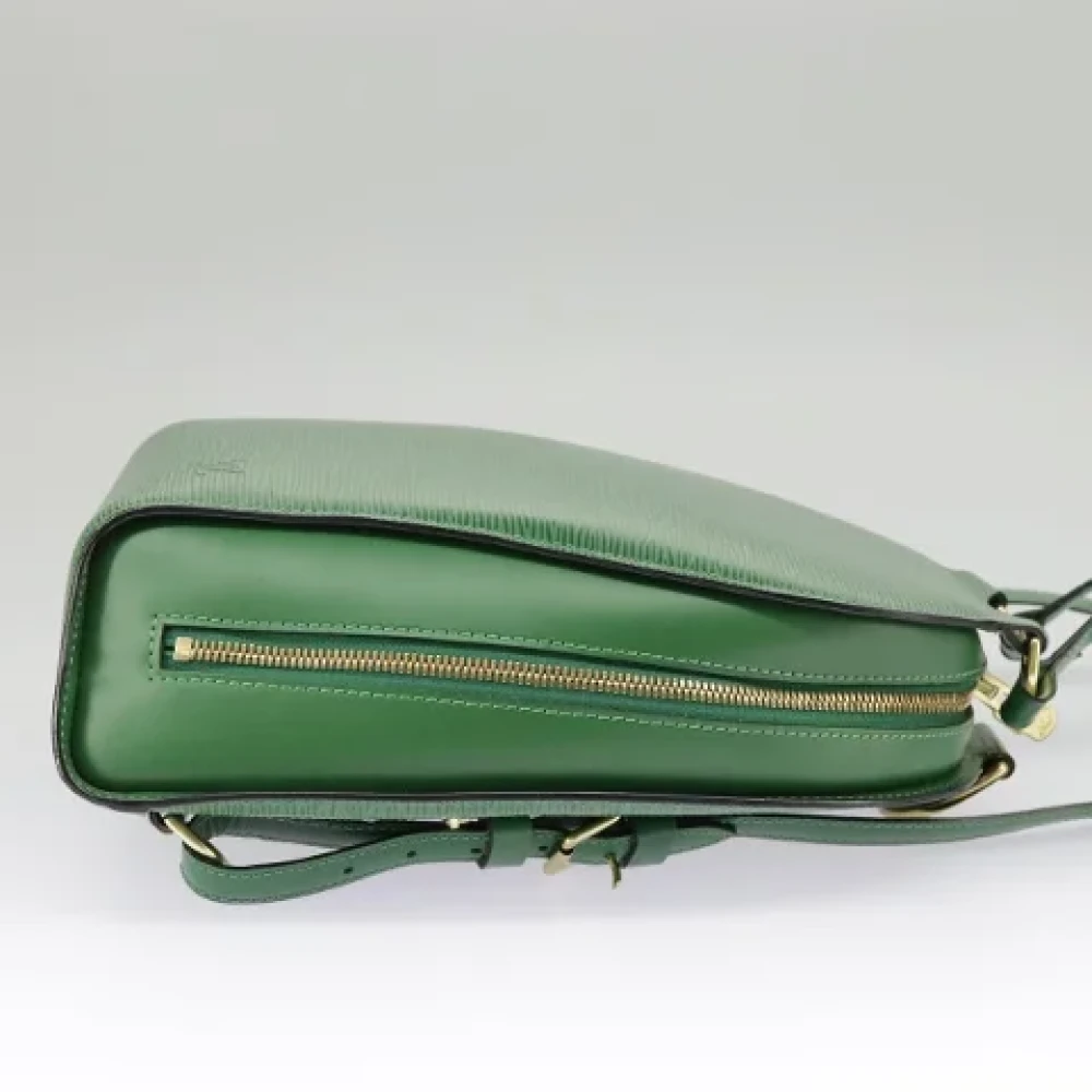 Louis Vuitton Vintage Pre-owned Leather backpacks Green Dames