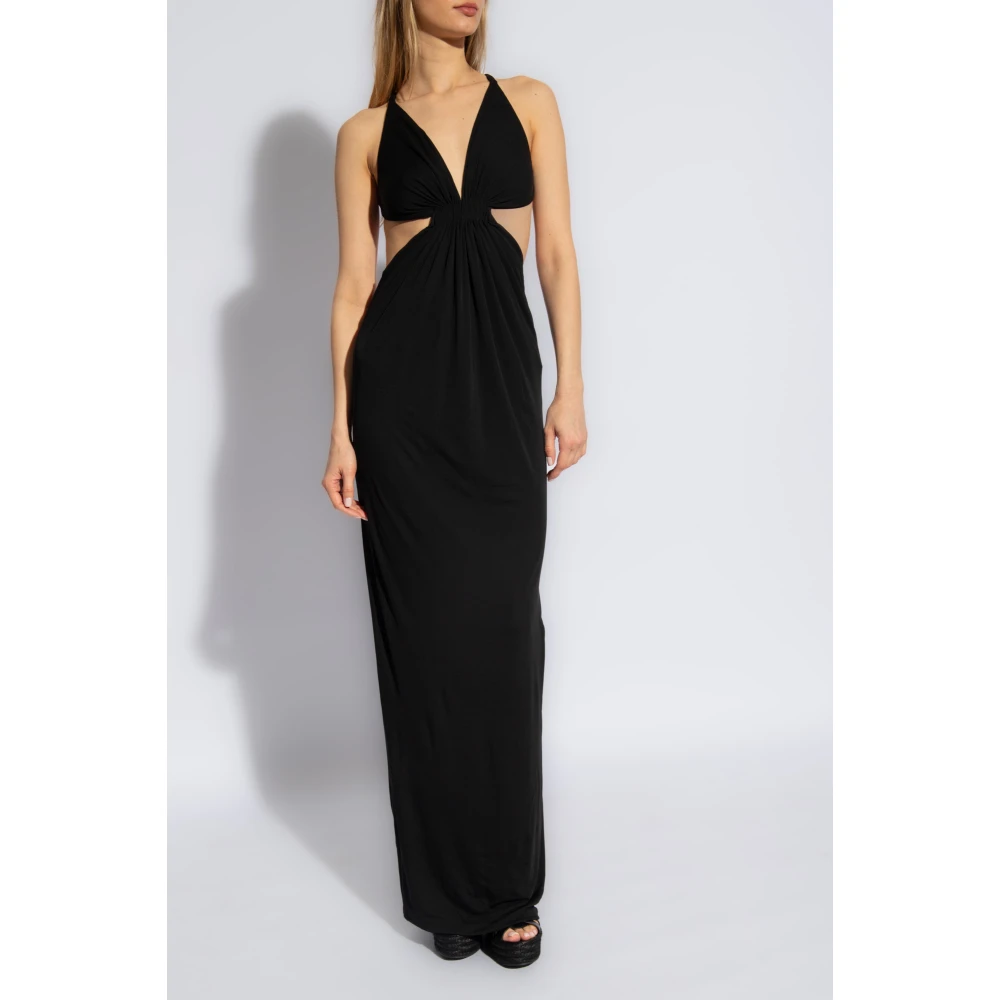 Saint Laurent Maxi-jurk Black Dames