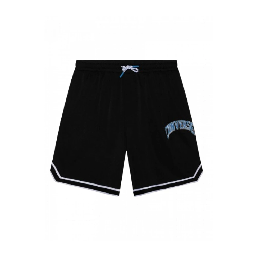 Converse Kinderen polyester shorts met verstelbare taille Black Heren