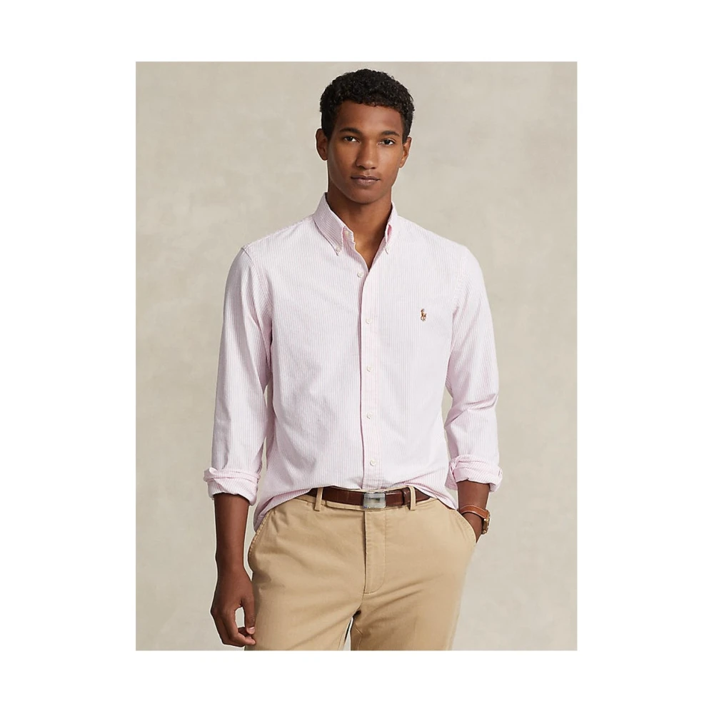 Ralph Lauren Casual Overhemd Pink Heren