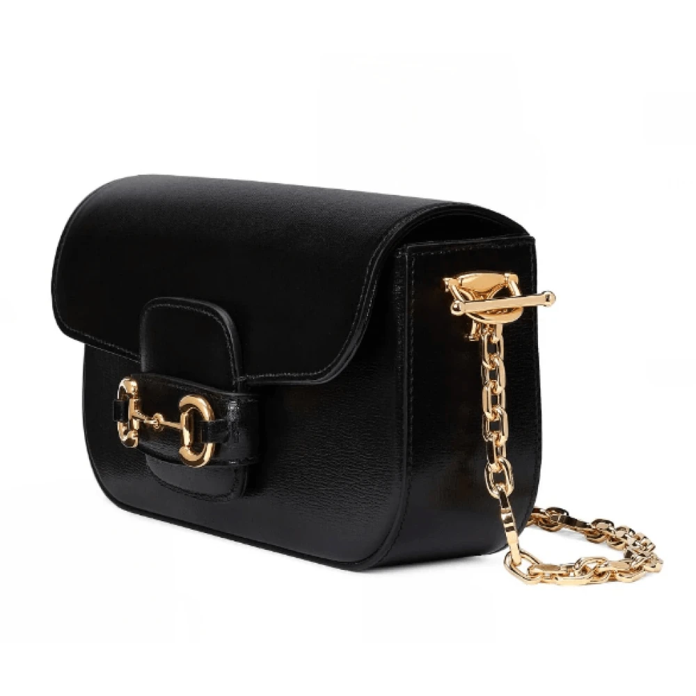 Gucci Horsebit 1955 Kleine Schoudertas Black Dames