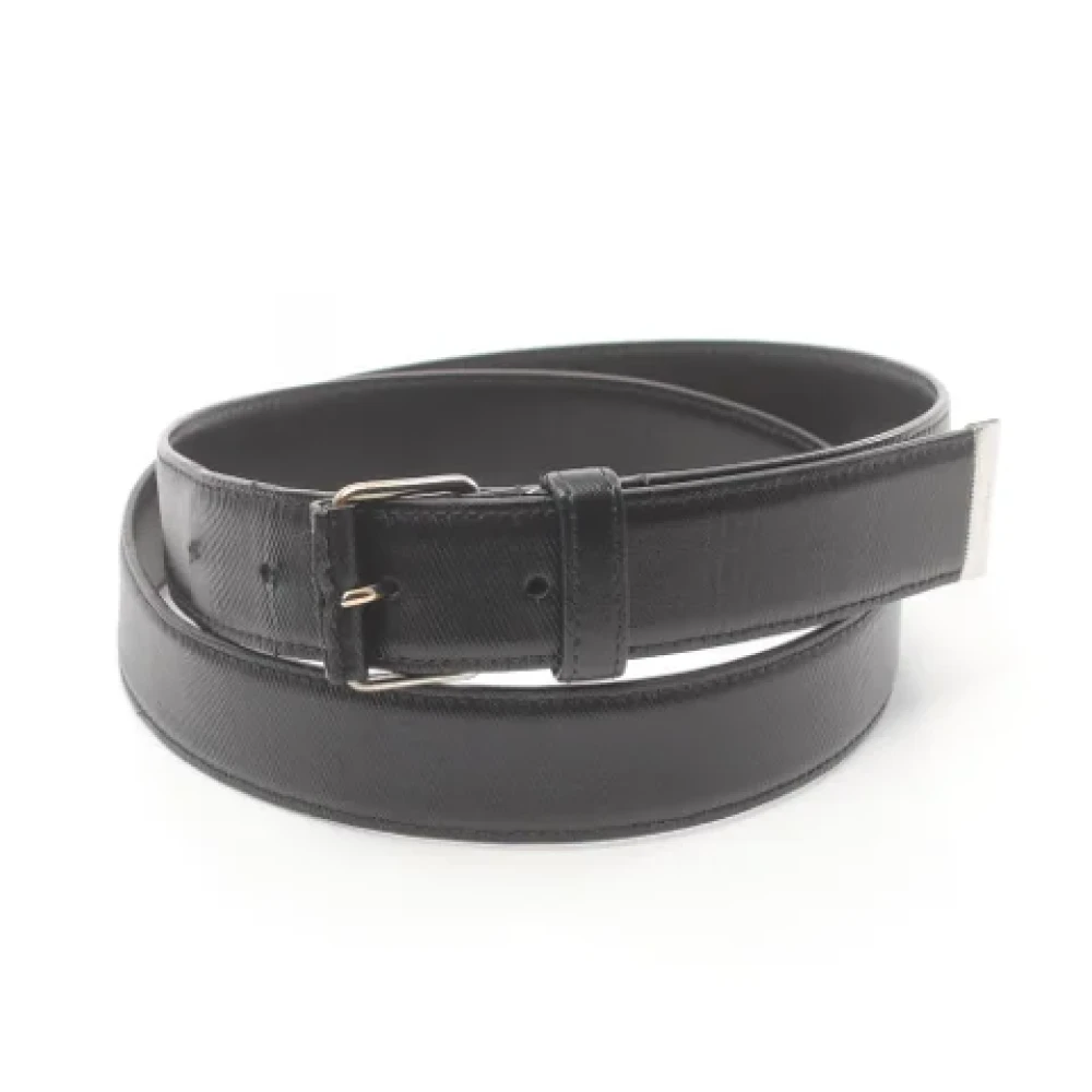 Givenchy Pre-owned Leather belts Black Heren