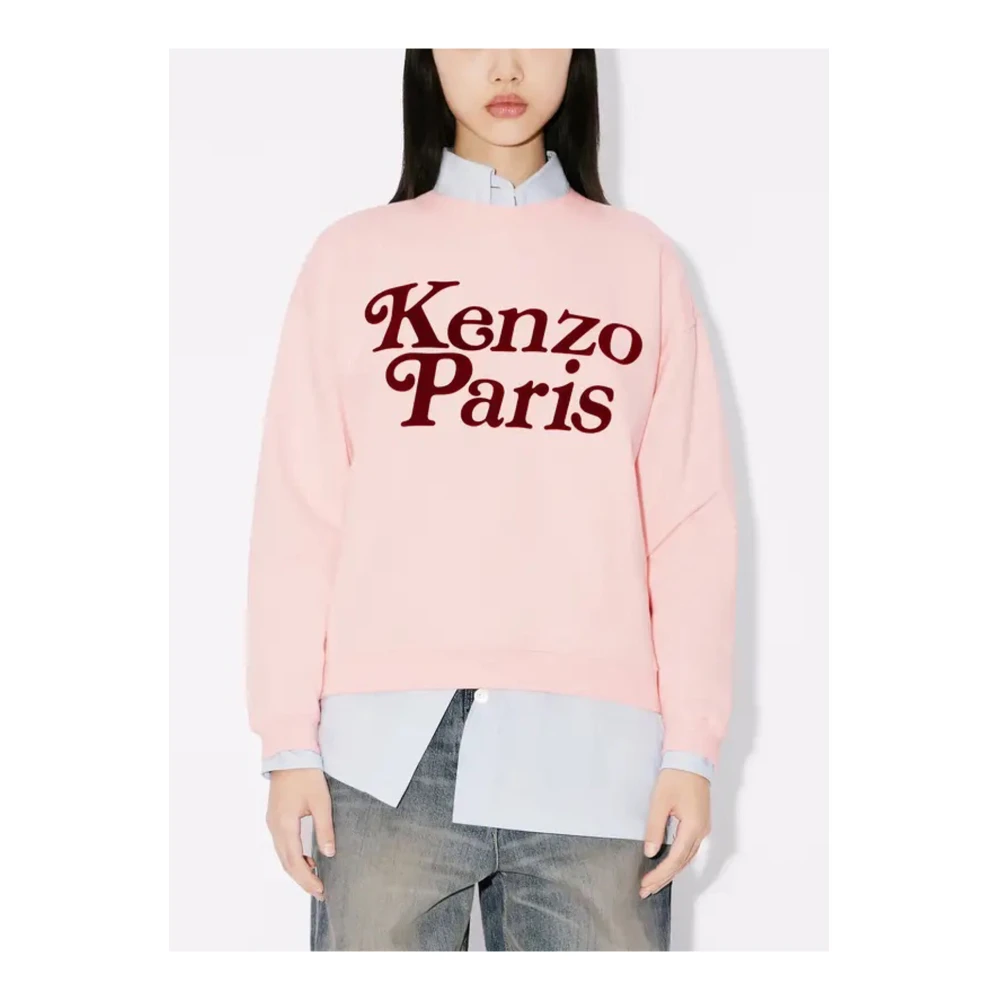 Kenzo Stijlvolle Crewneck Sweatshirt Pink Dames