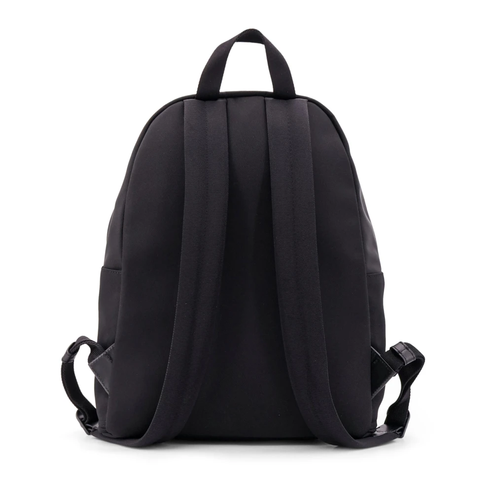 Moncler Nylon Waterdichte Rugzak met Logopatch Black Heren