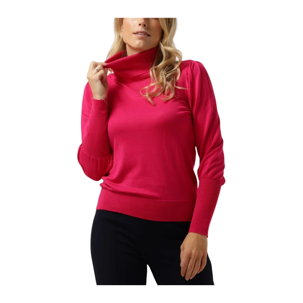 Notre-v Dames Truien & vesten Basic Knit Blouse Pink Dames