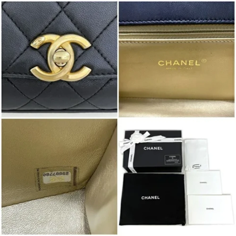 Chanel Vintage Pre-owned Fabric chanel-bags Black Dames