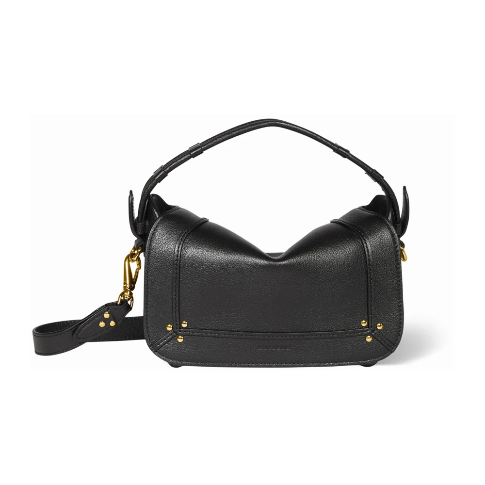 Jérôme Dreyfuss Gewatteerde leren schoudertas met elegante details Black Dames