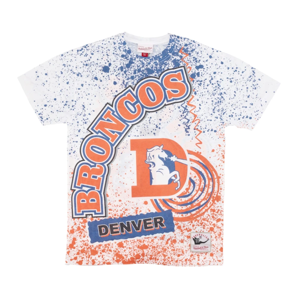 Mitchell & Ness Denver Broncos Logo T-shirt Multicolor Heren