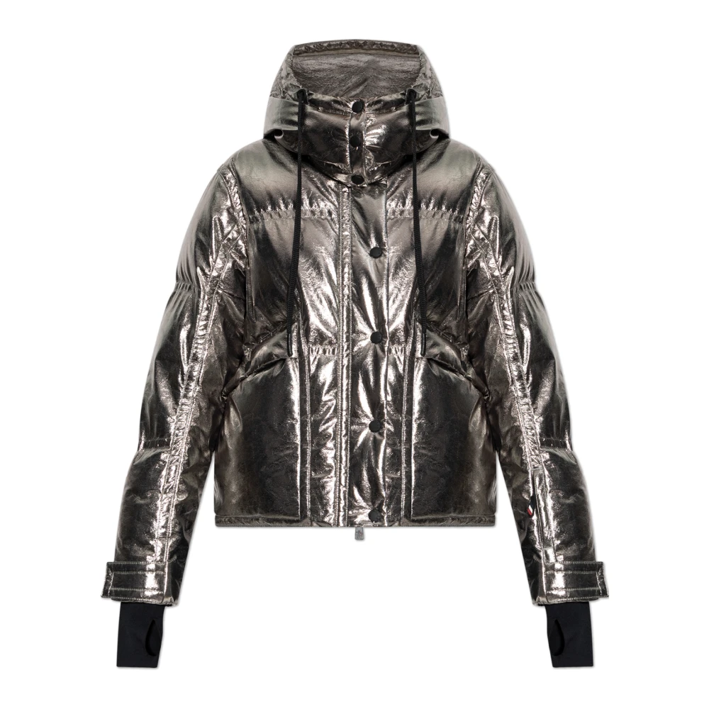 Moncler Gray Down Jackets, Female, Xs, Performance & Style Jacket