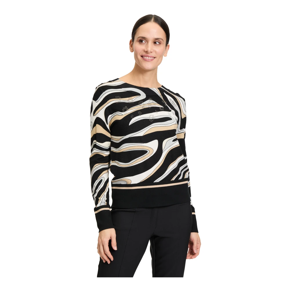 Betty Barclay Dierenprint Gebreide Trui Multicolor Dames