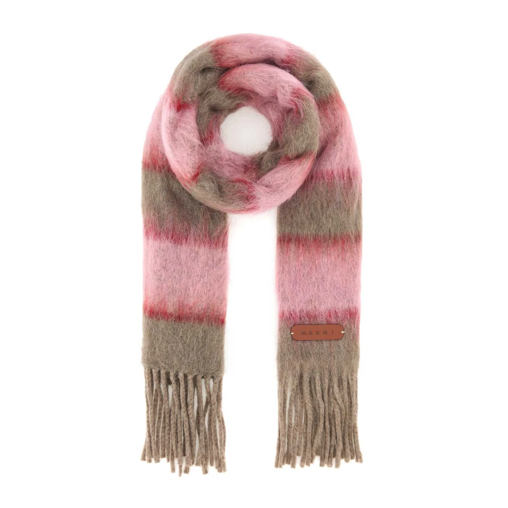 Marni Multicolor wollen sjaal Multicolor Dames