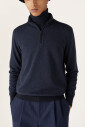 pull-en-cachemire-bleu-avec-fermeture-eclair