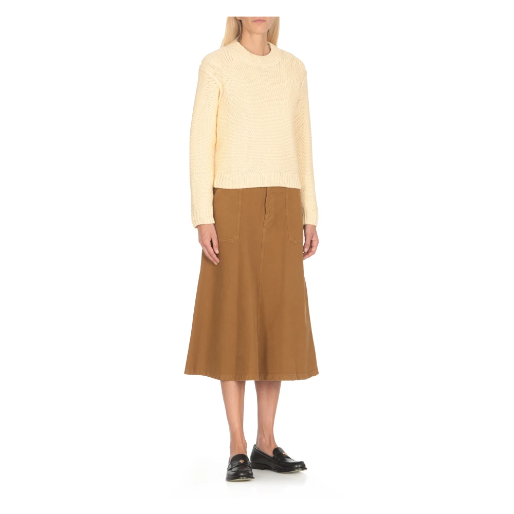 A.p.c. Trui met ronde hals Beige Dames