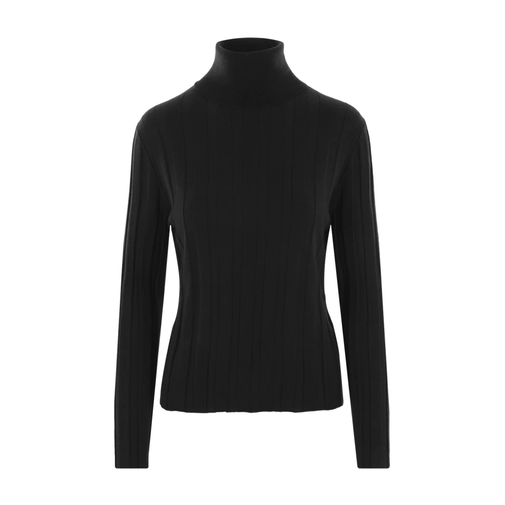 Allude Geribde truitjestrui Black Dames