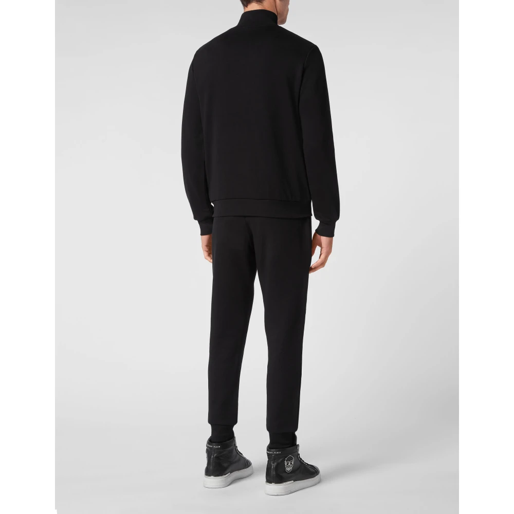 Philipp Plein Zwarte Broek Hoogwaardig vakmanschap Black Heren