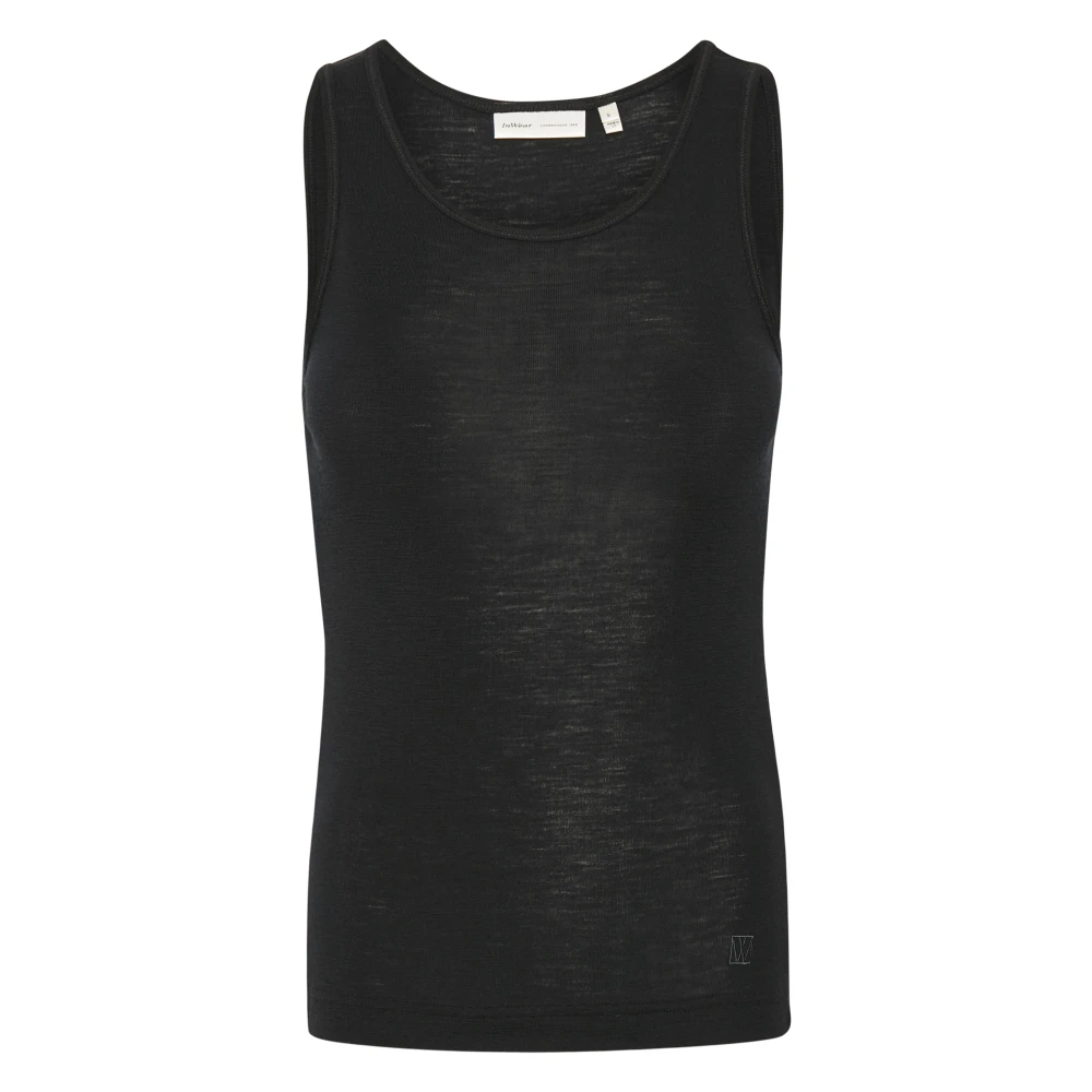 Inwear Vrouw Zwart Tops Dames, L, Sleeveless Top