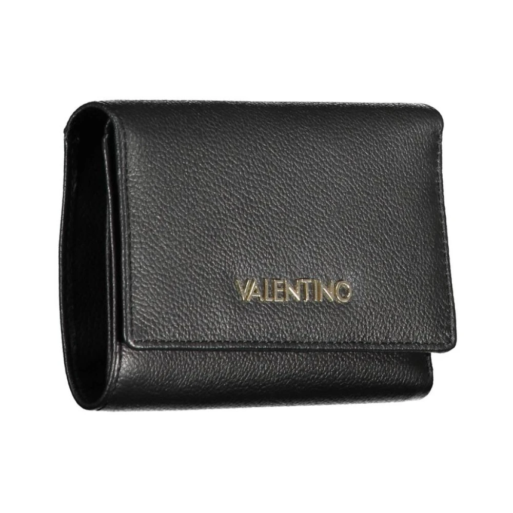 Valentino by Mario Valentino Zwarte portemonnee met dubbele kaartsleuven Black Dames