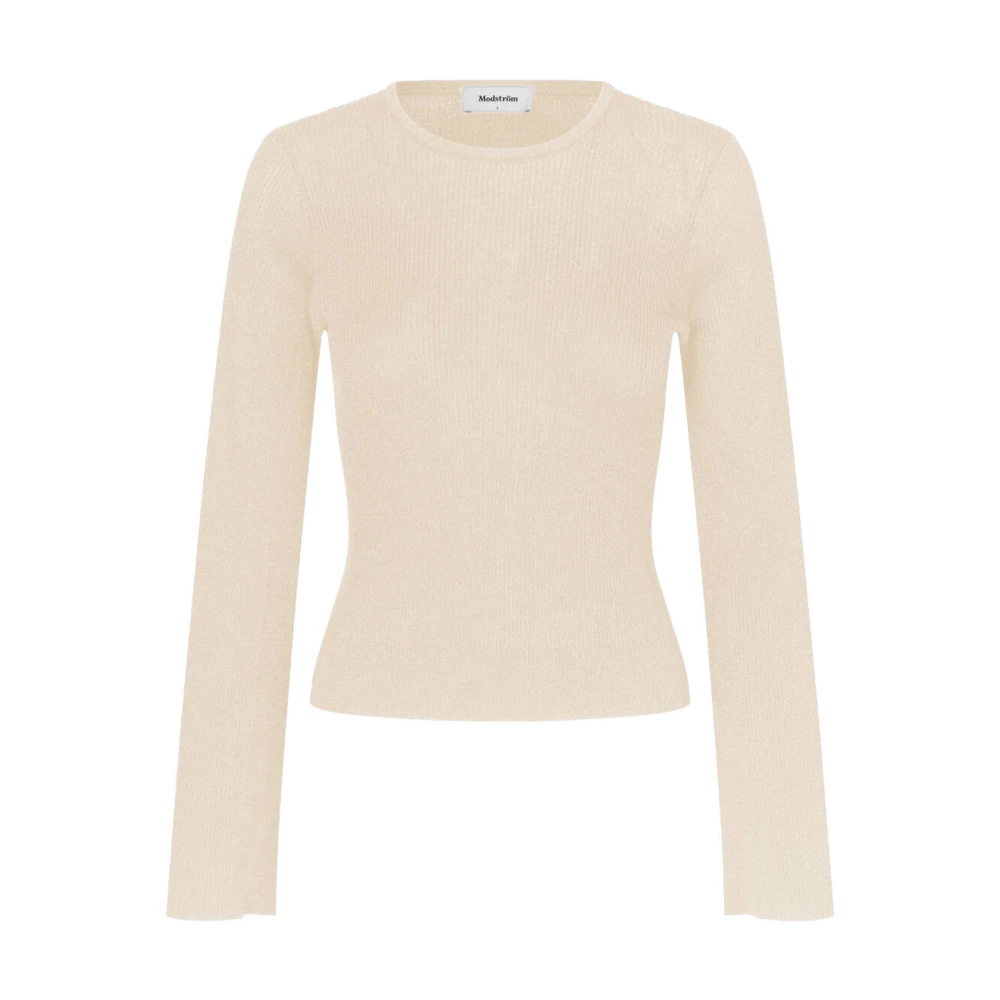 Modström Lange Mouw Top Tommd Beige Dames