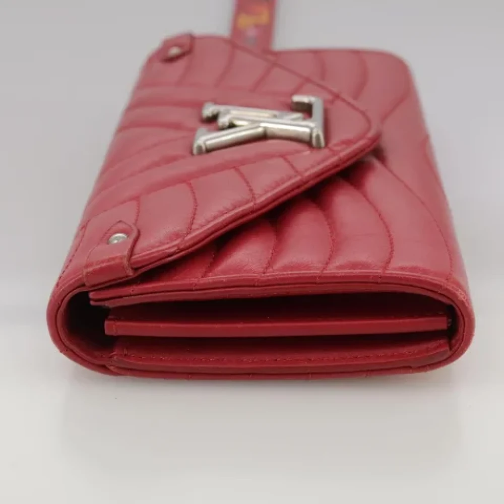 Louis Vuitton Vintage Pre-owned Leather wallets Red Dames