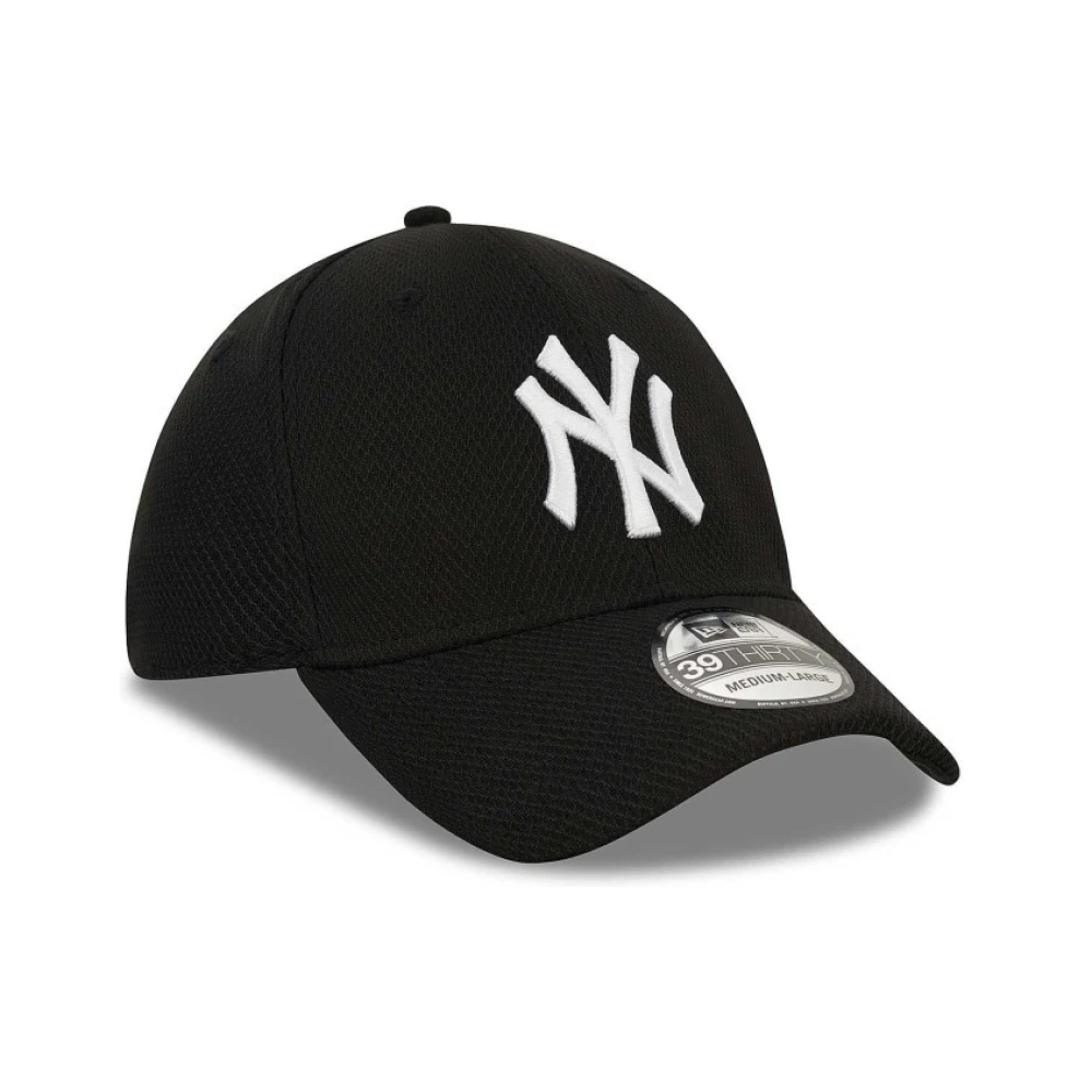 new era Zwarte Trucker Logo Yankees Geborduurde Pet Black Heren