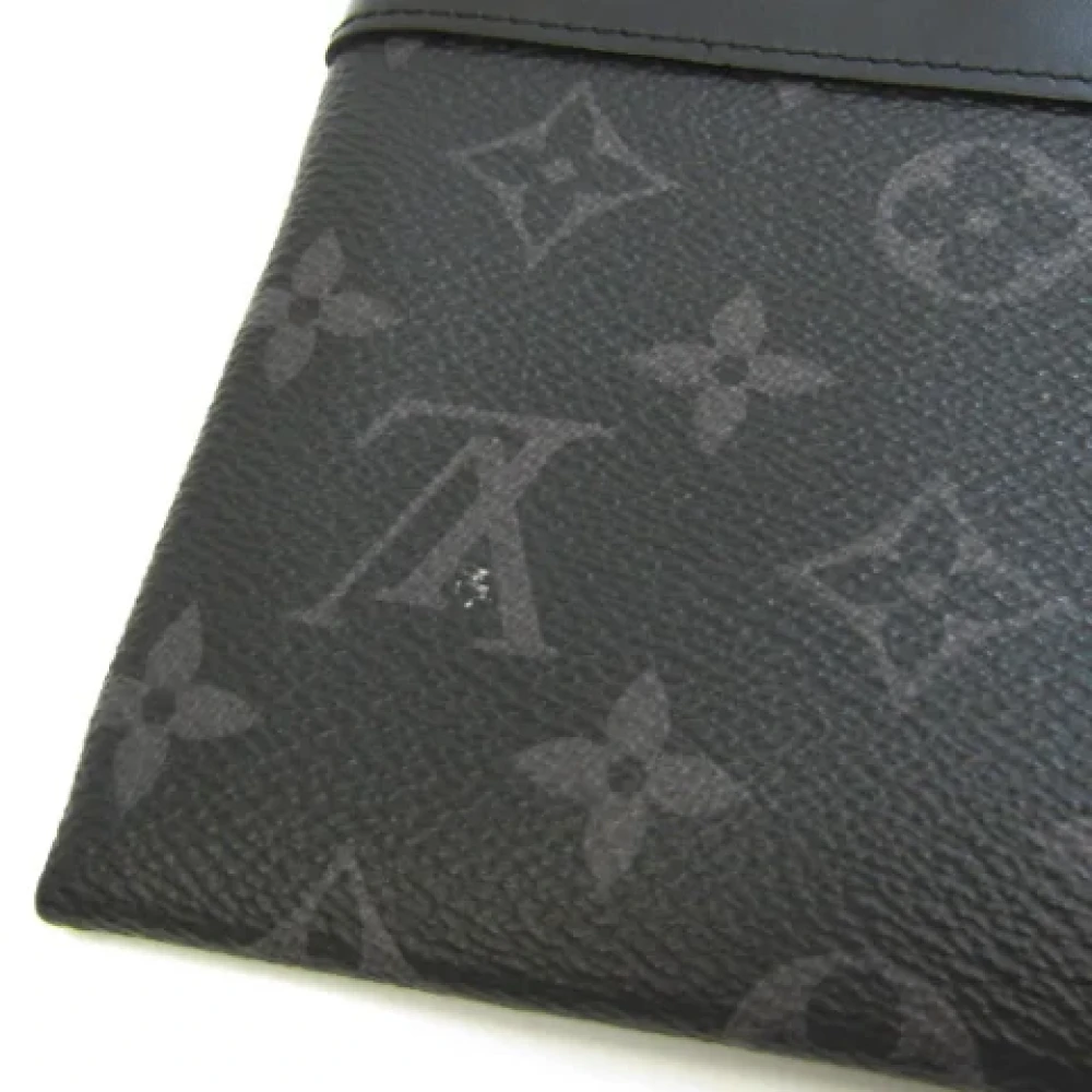 Louis Vuitton Vintage Pre-owned Fabric home-office Black Dames