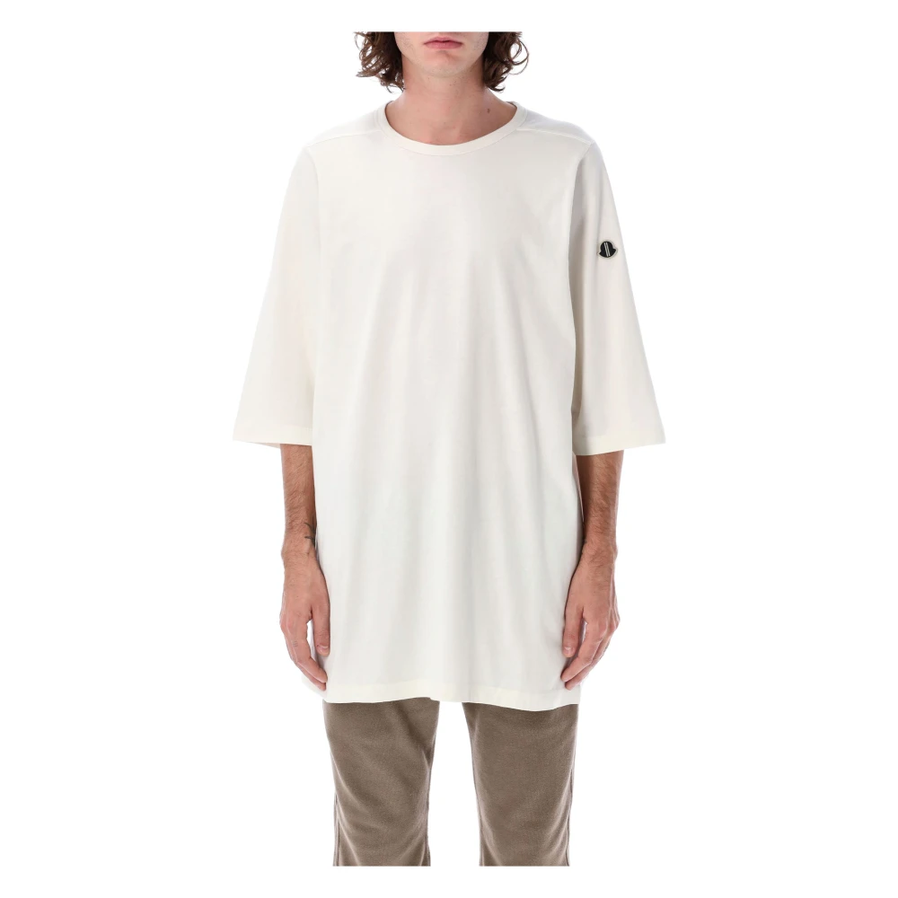 Moncler Witte Crewneck T-shirt & Polo White Heren