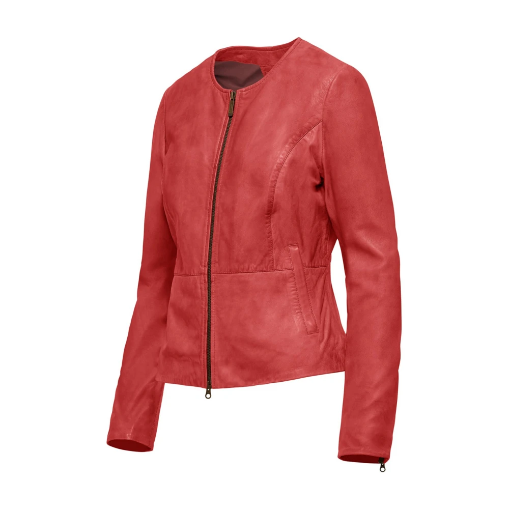 BomBoogie Leather Jackets Red Dames