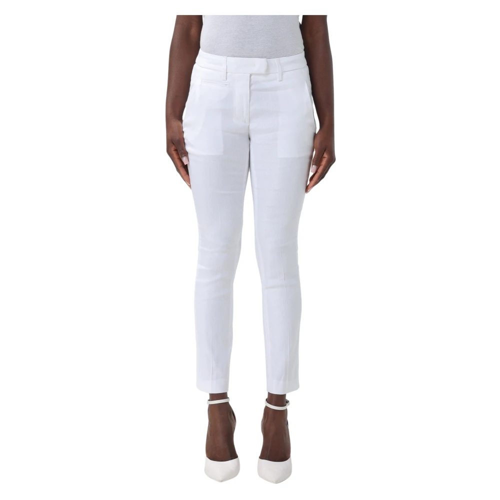 Dondup Skinny Trousers White Dames