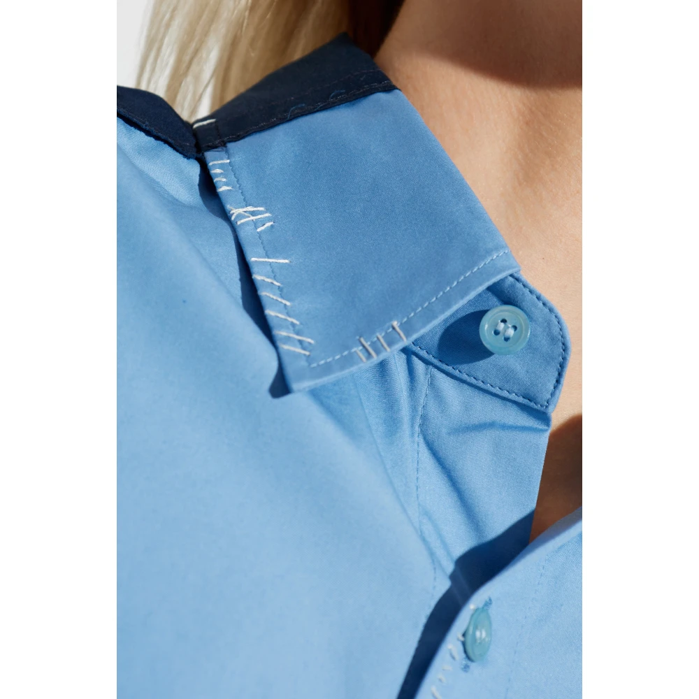 Marni Overhemd met zak Blue Dames