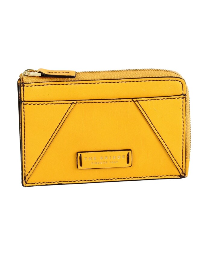 porte-cartes-jaune-avec-compartiment-a-glissiere