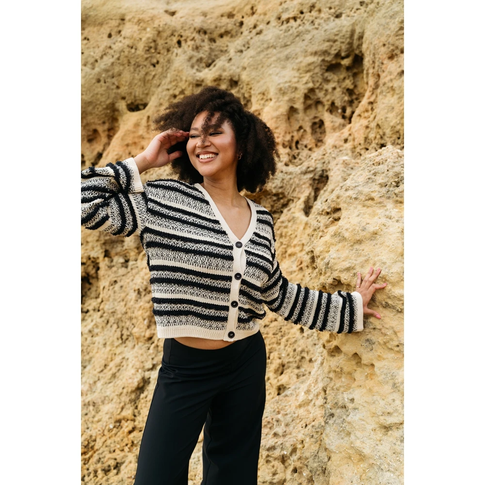&Co Woman Zachte gebreide cardigan Multicolor Dames