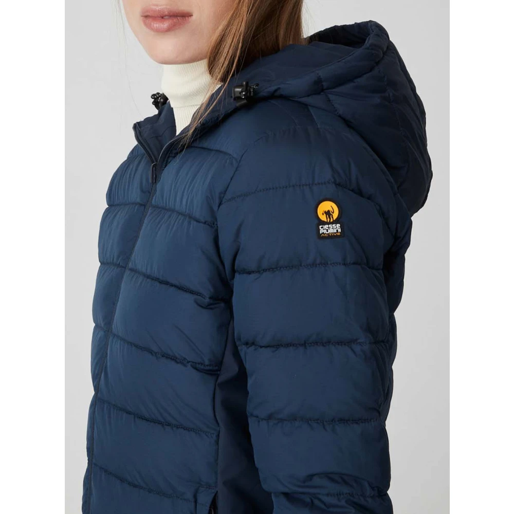 Ciesse Piumini Omkeerbare Blauwe Gewatteerde Jas Blue Dames