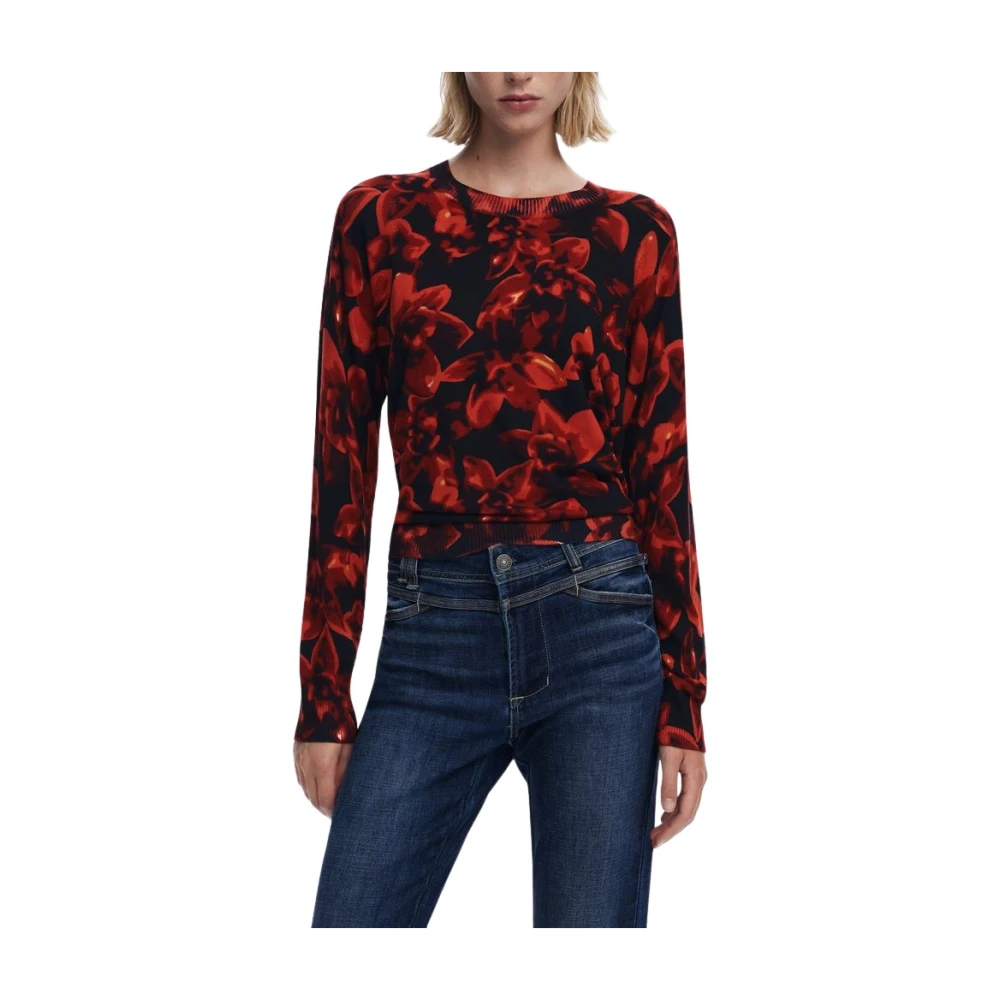 Desigual Multicolor Viscosa Sweater
