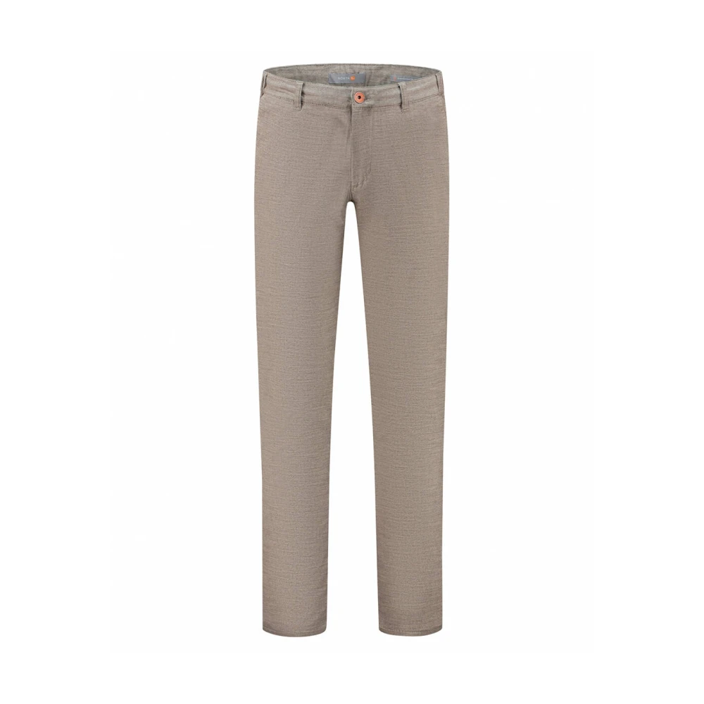 North84 Reiswol Look Chino Broek Brown Heren